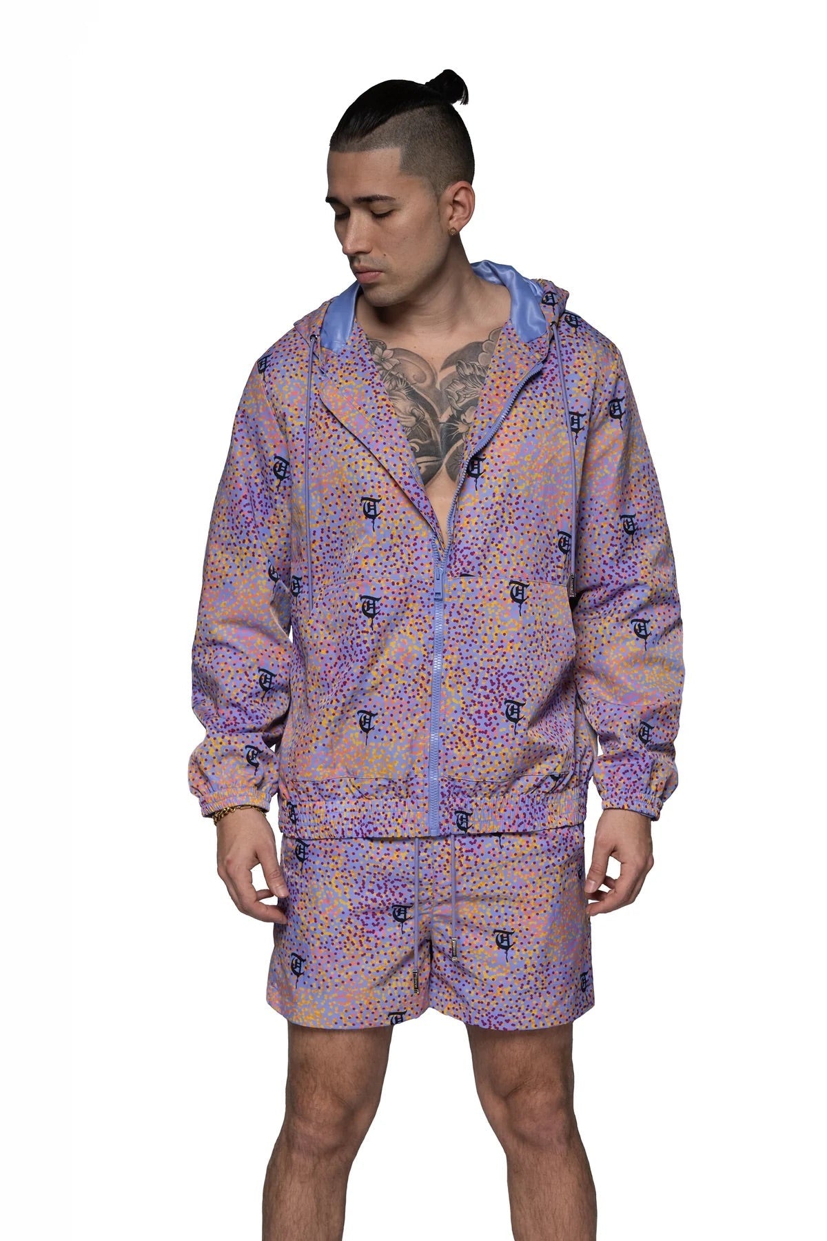 Trnchs "Dots" Jacket Purple
