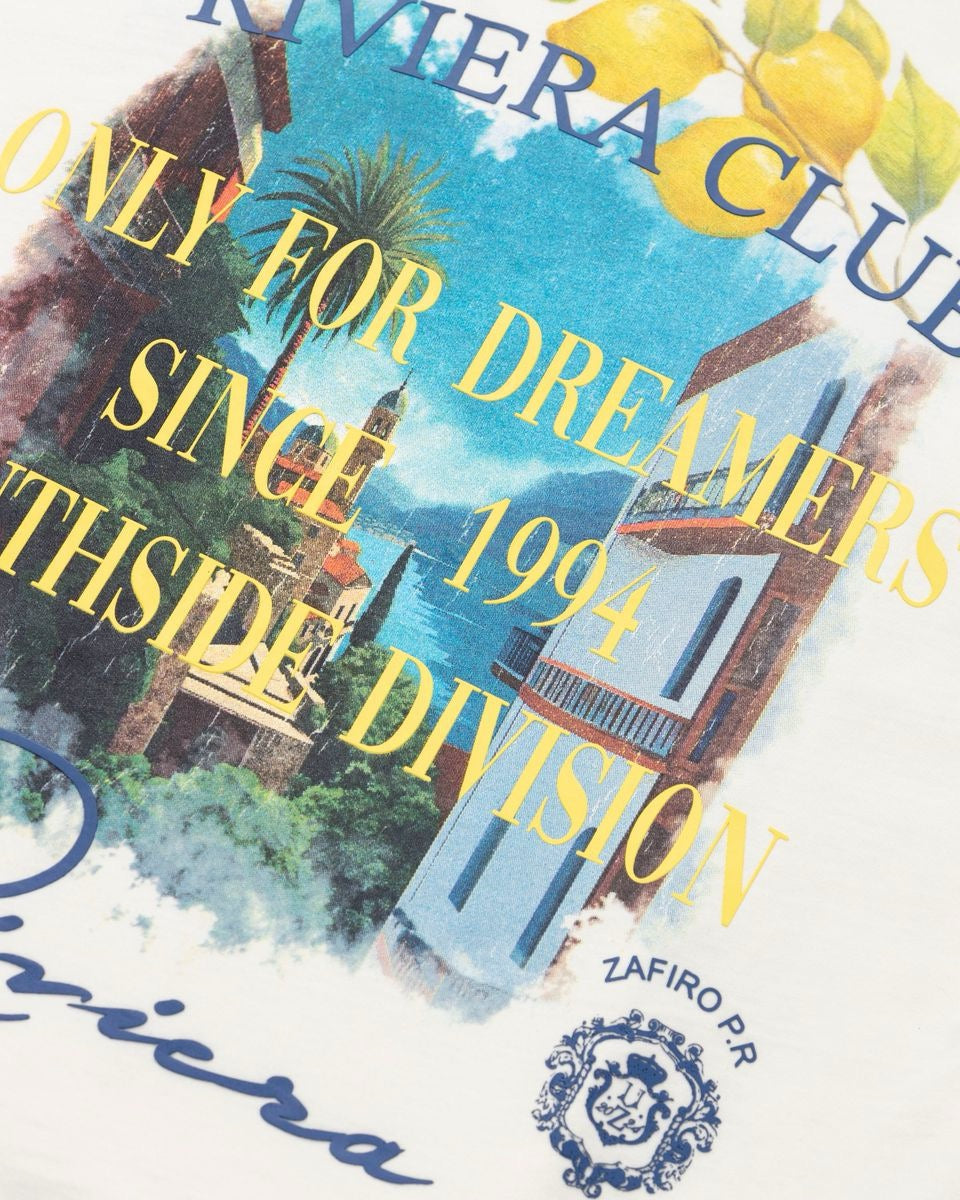 UNDERGOLD INTERNACIONAL "RIVIERA COLONIAL" BOX TEE WHITE