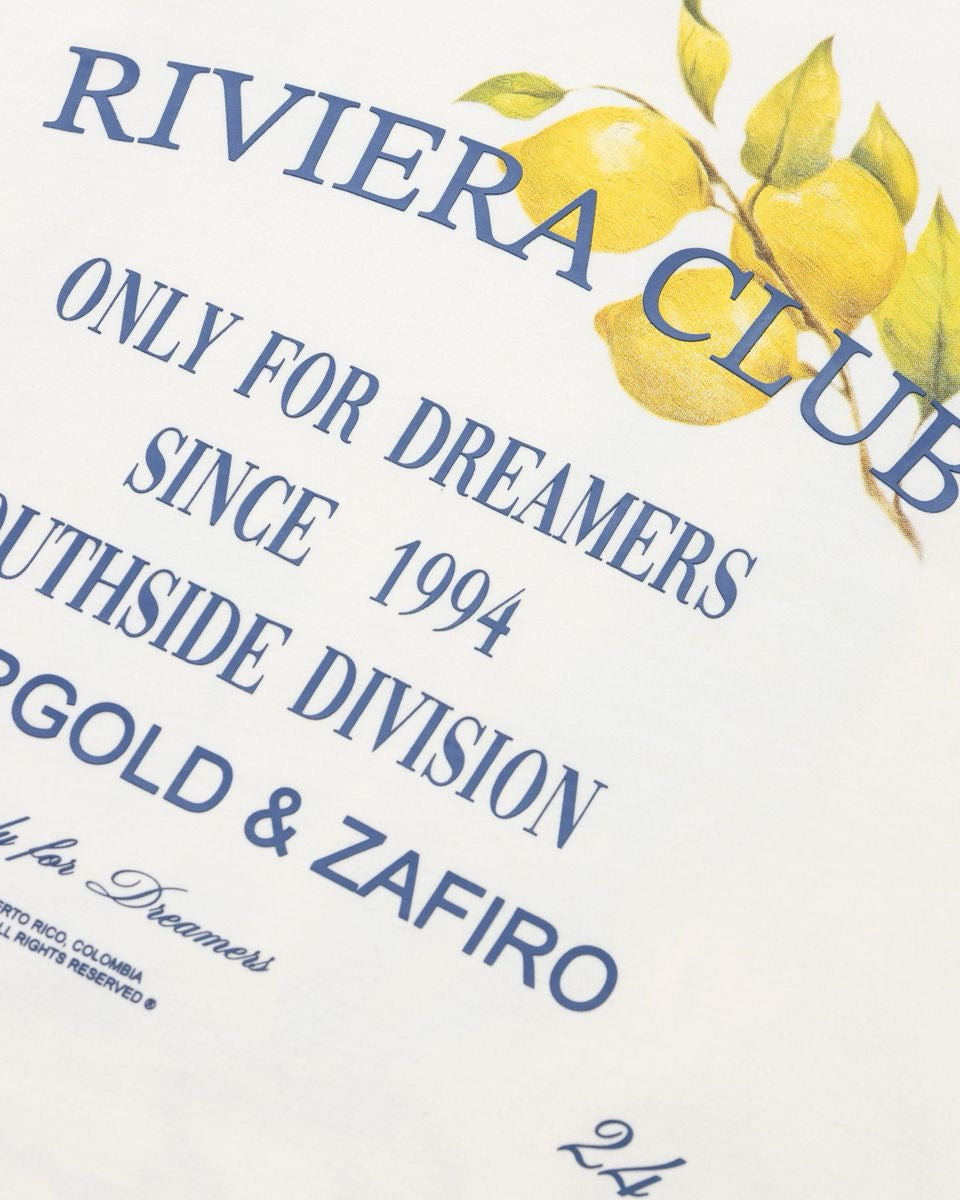 UNDERGOLD INTERNACIONAL "RIVIERA COLONIAL" BOX TEE WHITE