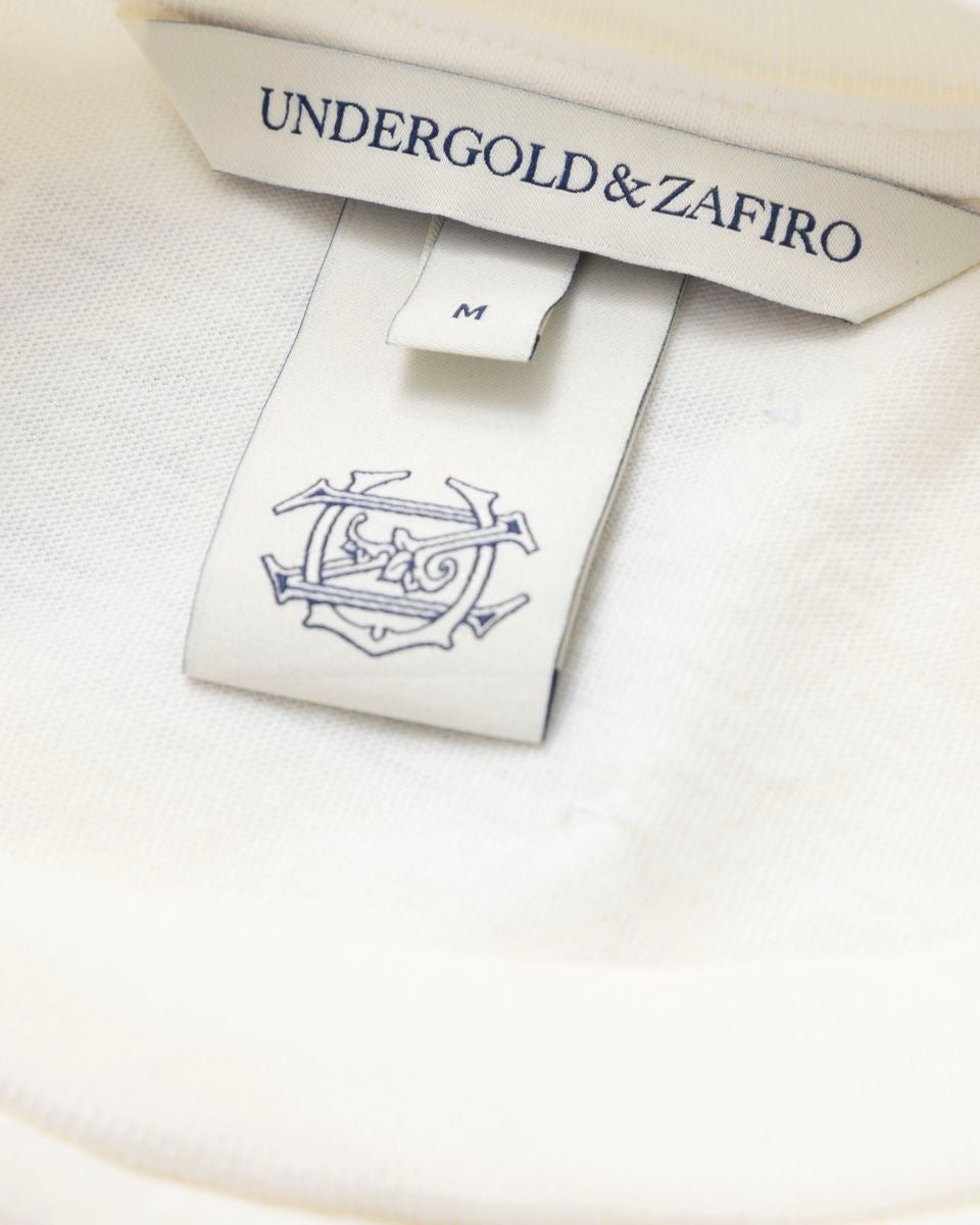 UNDERGOLD INTERNACIONAL "RIVIERA COLONIAL" BOX TEE WHITE