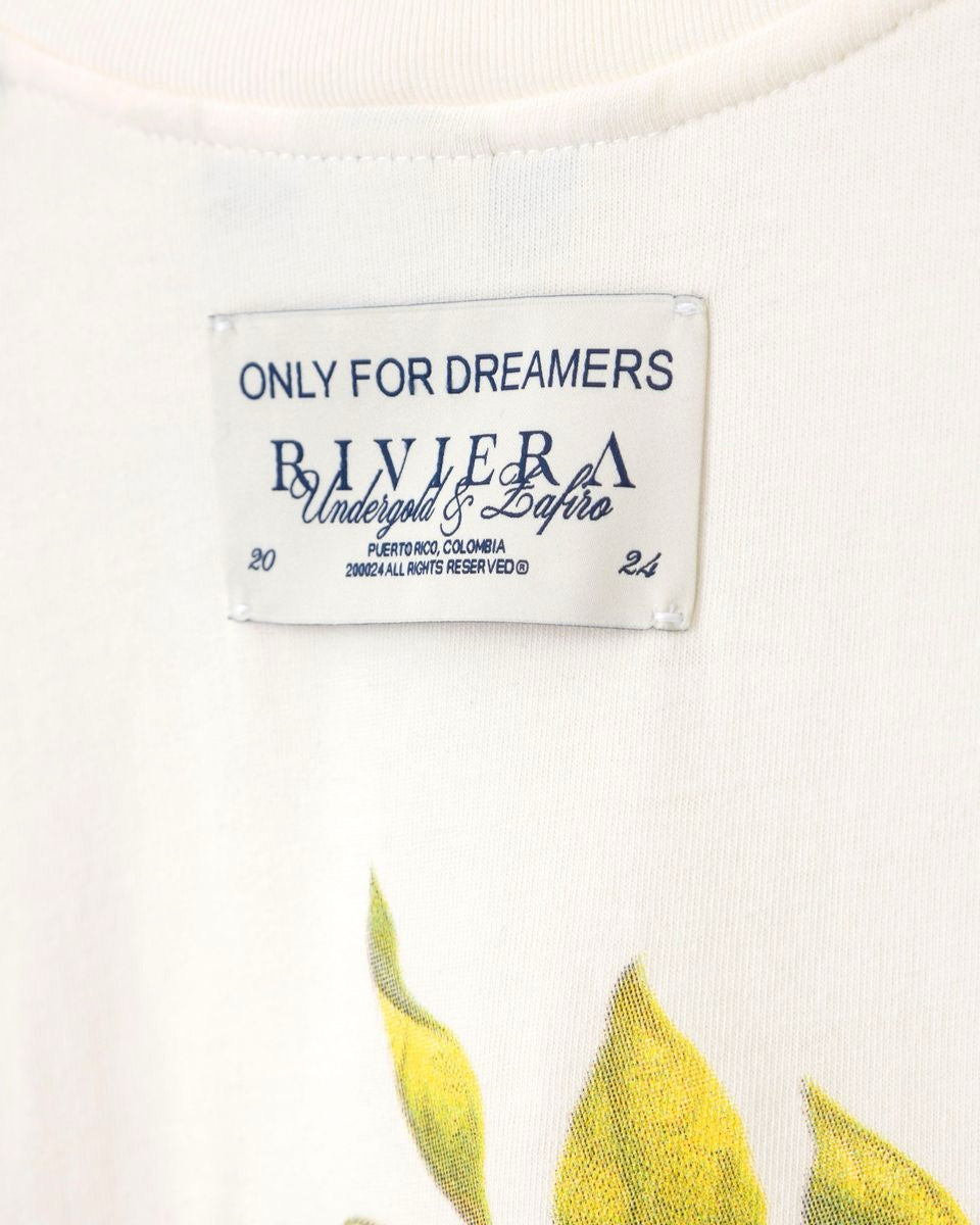 UNDERGOLD INTERNACIONAL "RIVIERA COLONIAL" BOX TEE WHITE