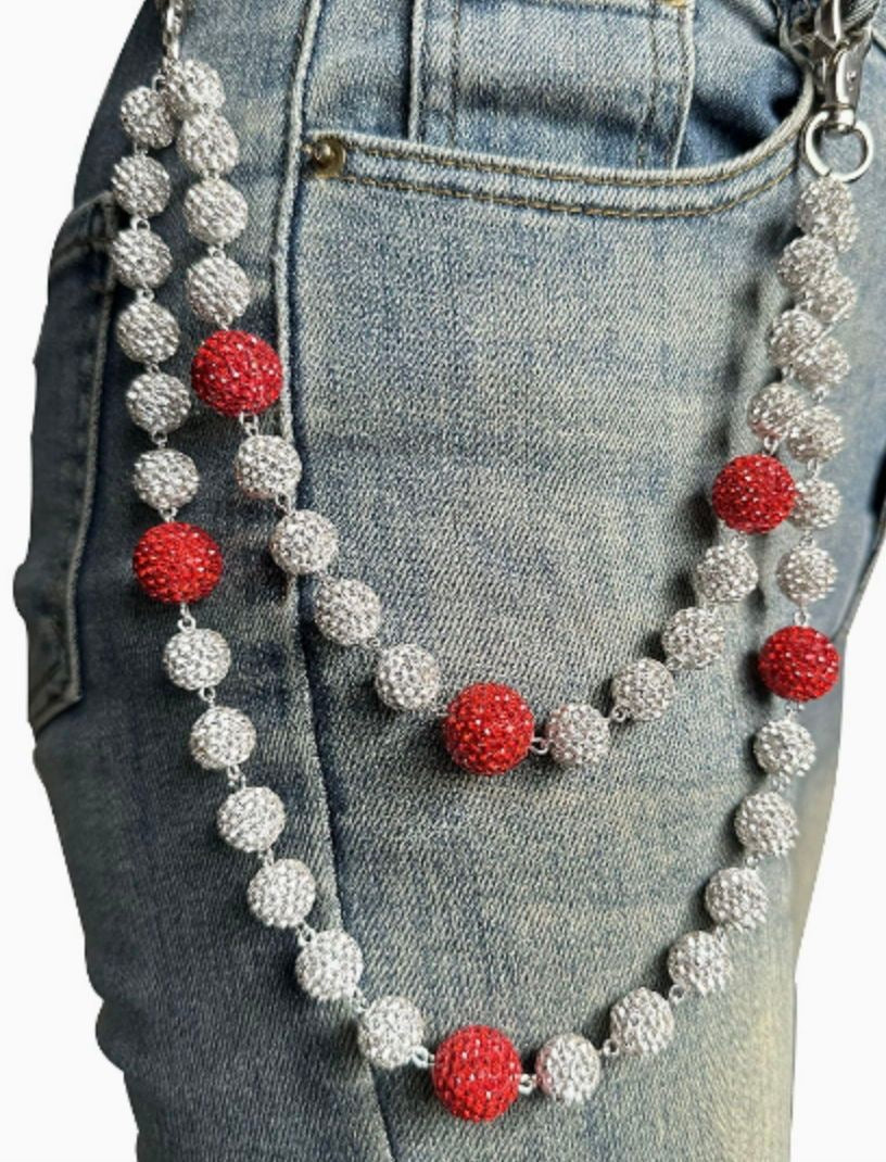 Syndicate "Silver" Chain Red