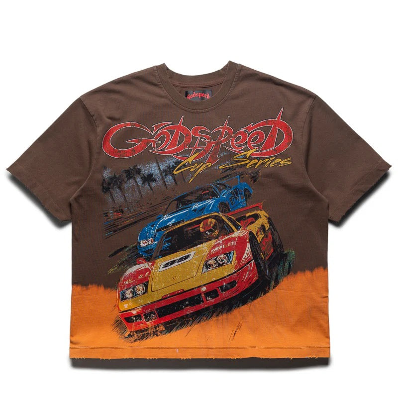 God Speed "F.T.W" Tee Brown