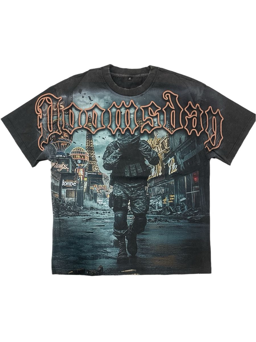 Concept "Dooms Day" Tee Black Wash