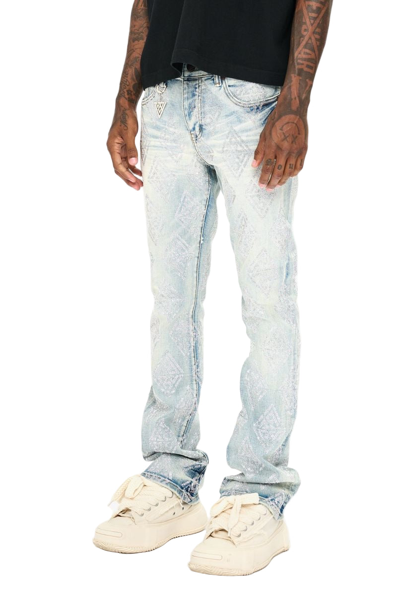 Valabasas "Glim" Stacked Light Blue Wash