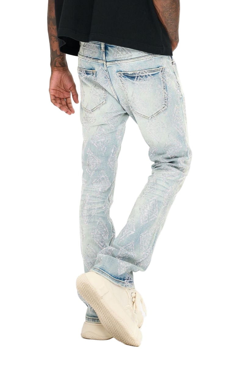 Valabasas "Glim" Stacked Light Blue Wash