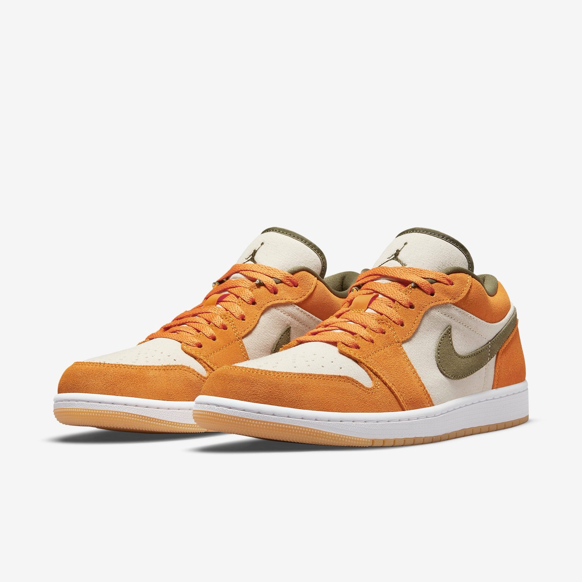 Air Jordan 1 Low SE Orange Olive