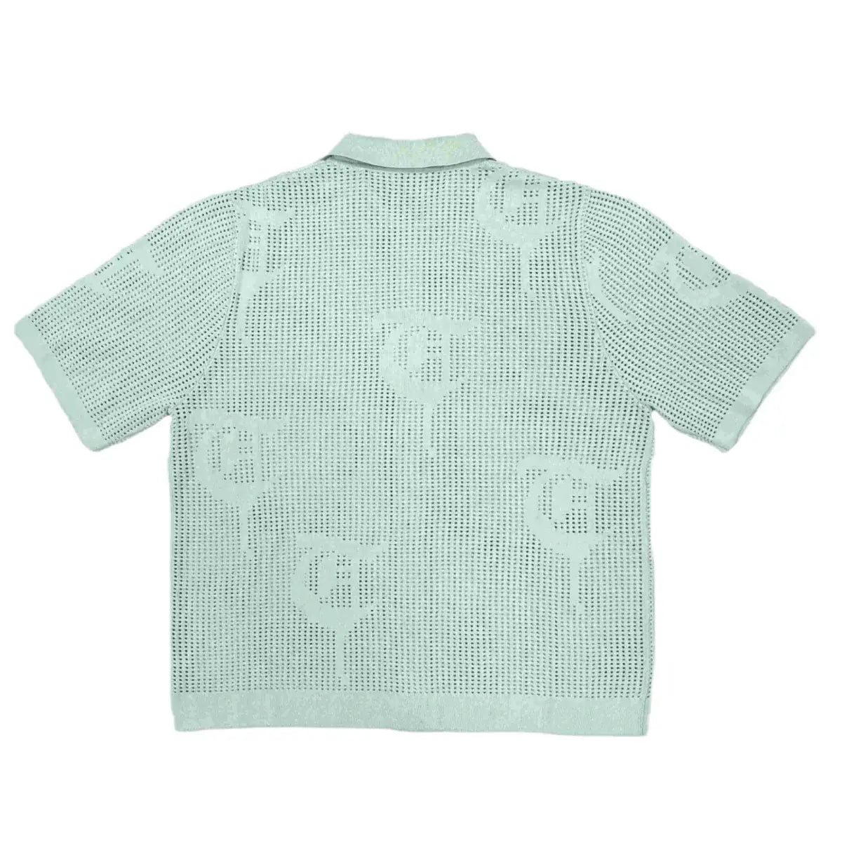 Trnchs "Bahr" Button Up Mint Blue