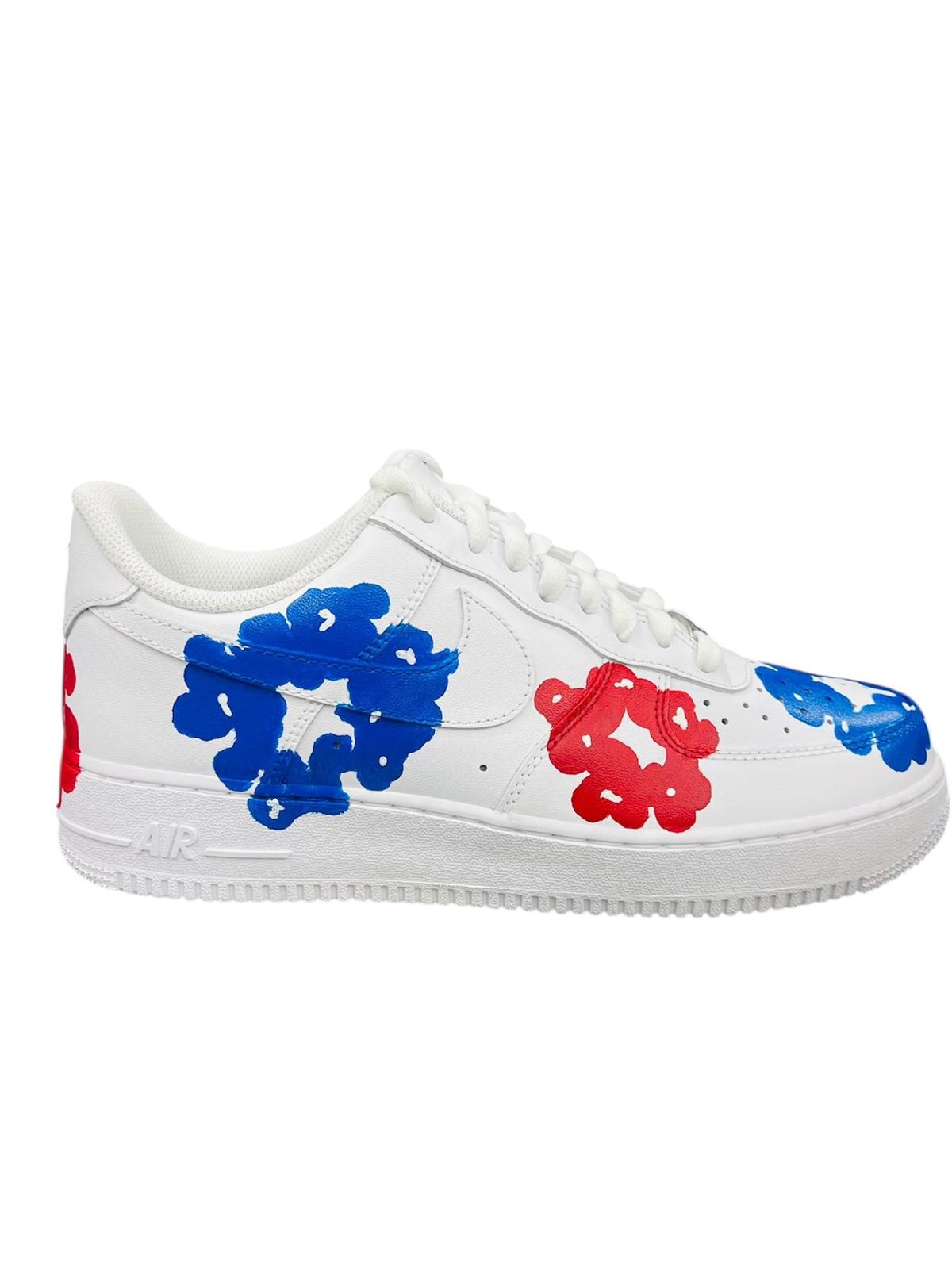 Custom Airforce 1 '07 White Denim Tears