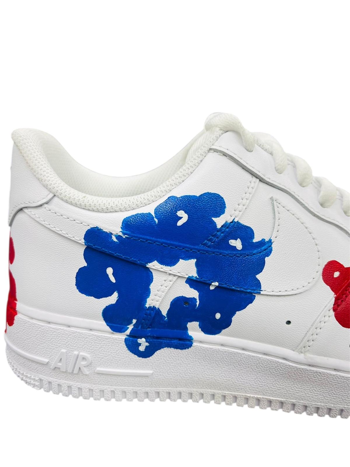 Custom Airforce 1 '07 White Denim Tears