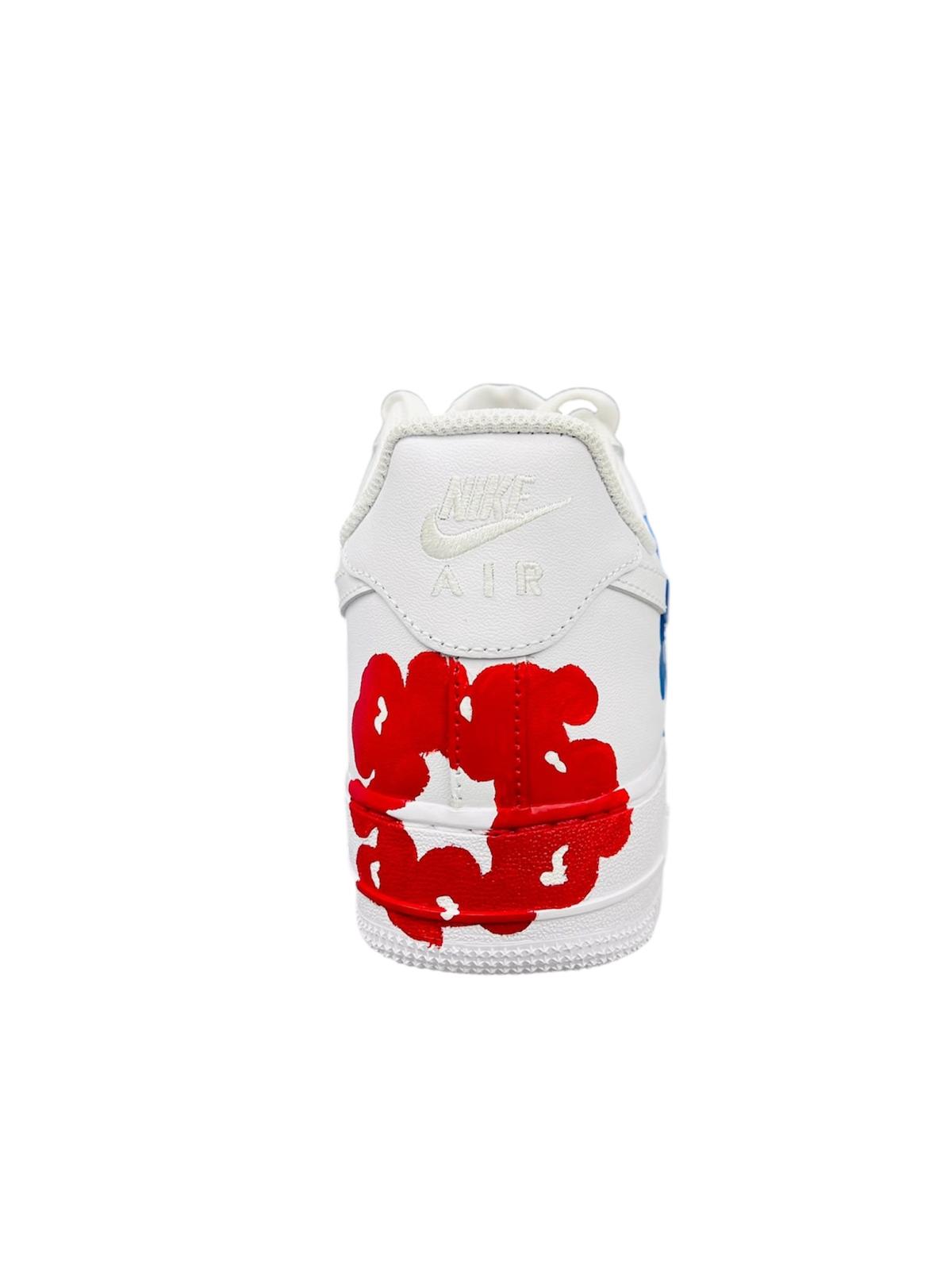 Custom Airforce 1 '07 White Denim Tears