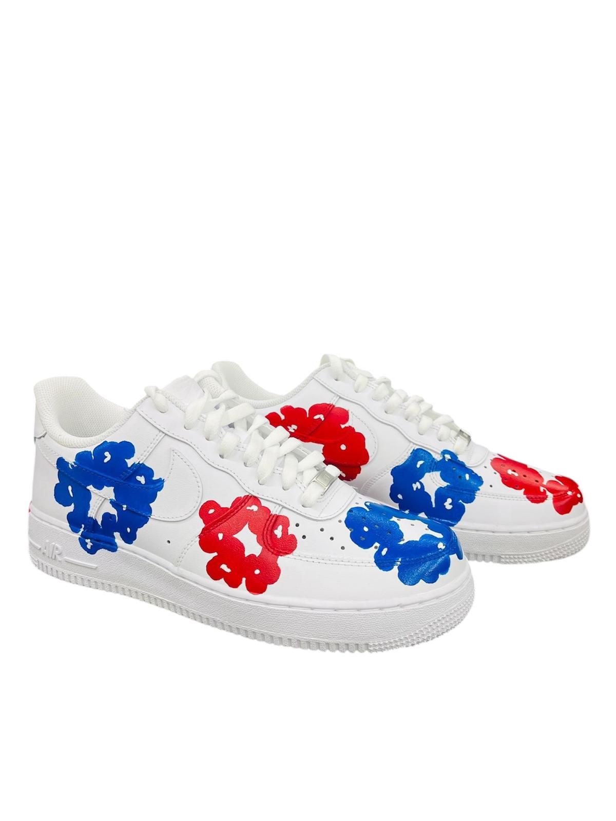 Custom Airforce 1 '07 White Denim Tears