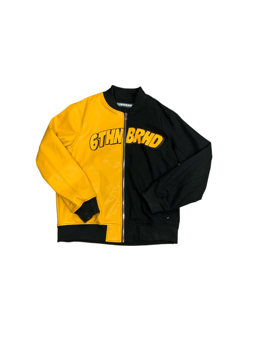 6THNBRHD JACKET "BURN" -BLK/YLW