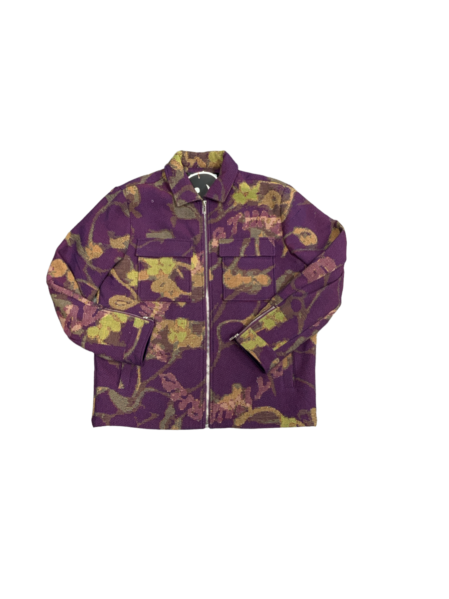 6THNBRHD JACKET "VINES" PURPLE MULTI