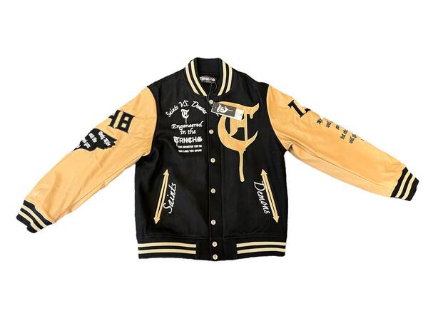 TC-23-517 TRNCHS "SAINTS VS. DEMONS" VARSITY JACKET