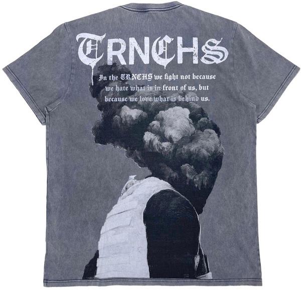 TRNCHS SMOKE TEE GREY