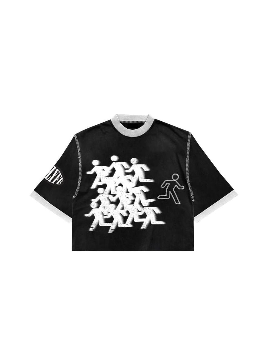 Jetlyfe "No Friends" Tee Black