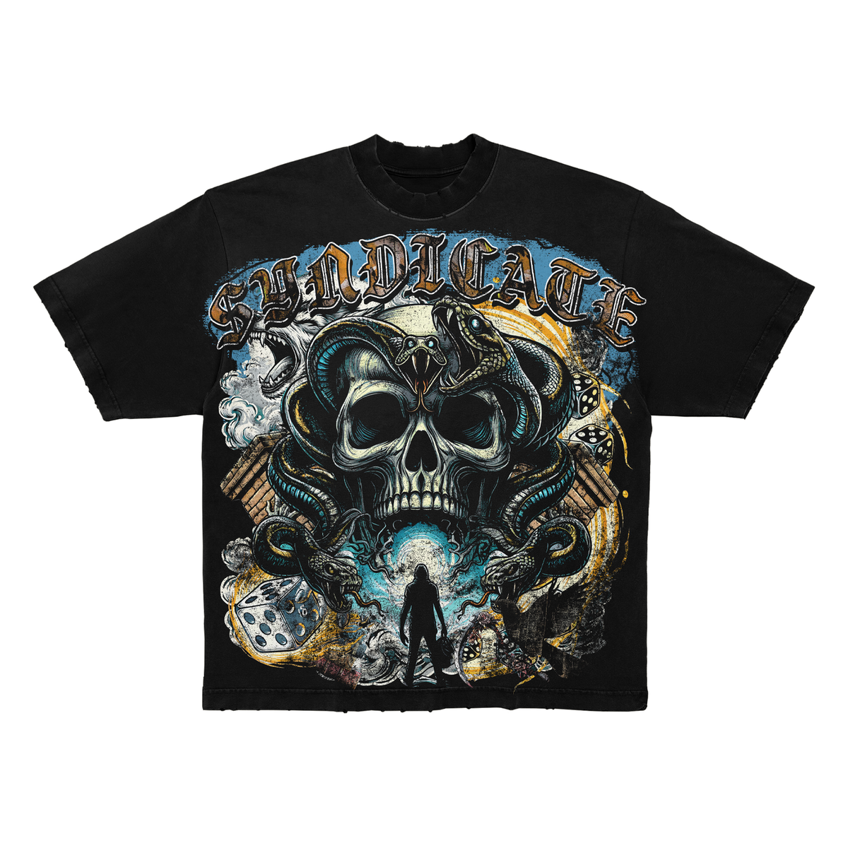 Syndicate "Face Off" TEE Black