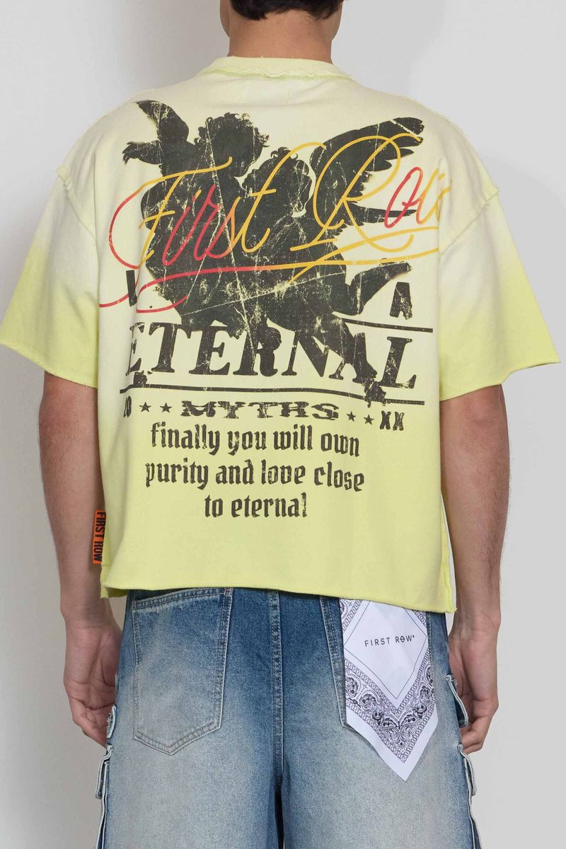 First Row "ANGELIC REVELATION" TEE cropped Yellow