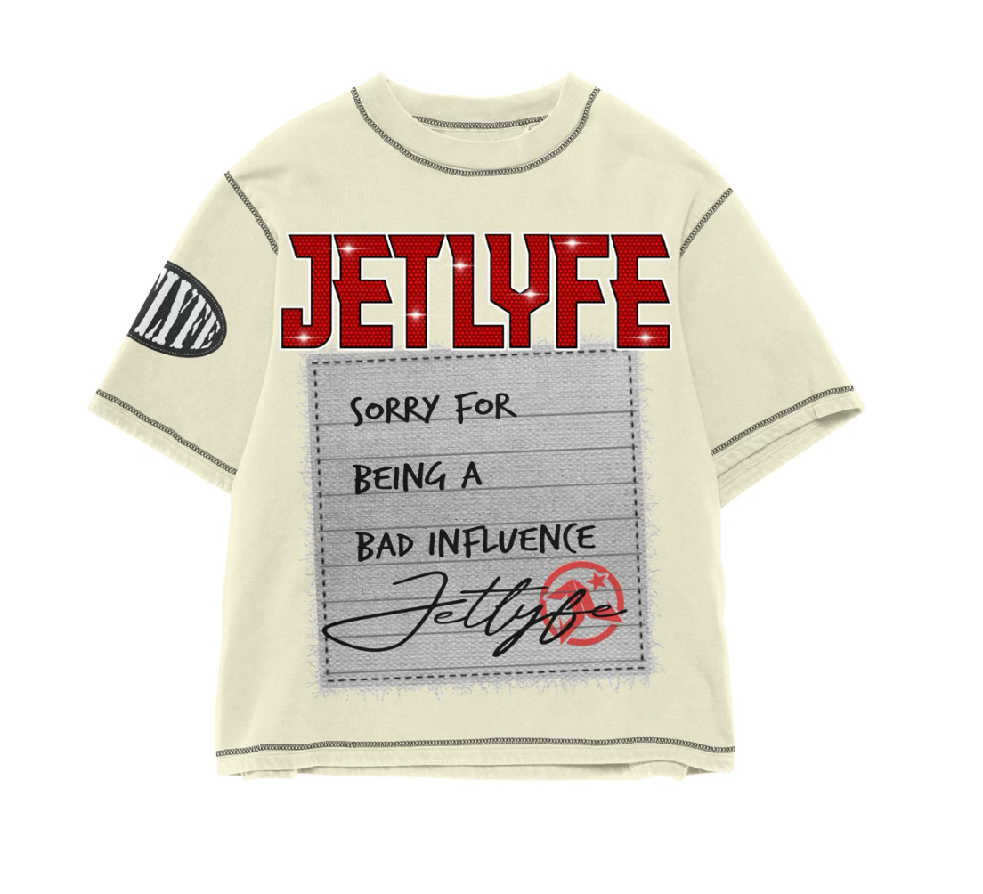 Jetlyfe "Bad Influence" Tee Cream