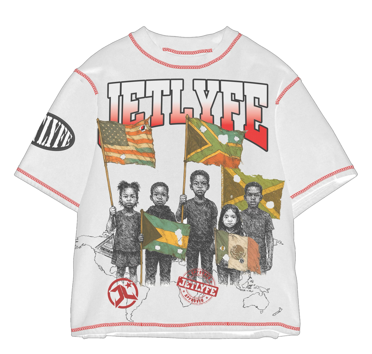 Jetlyfe "Change The World " Tee White