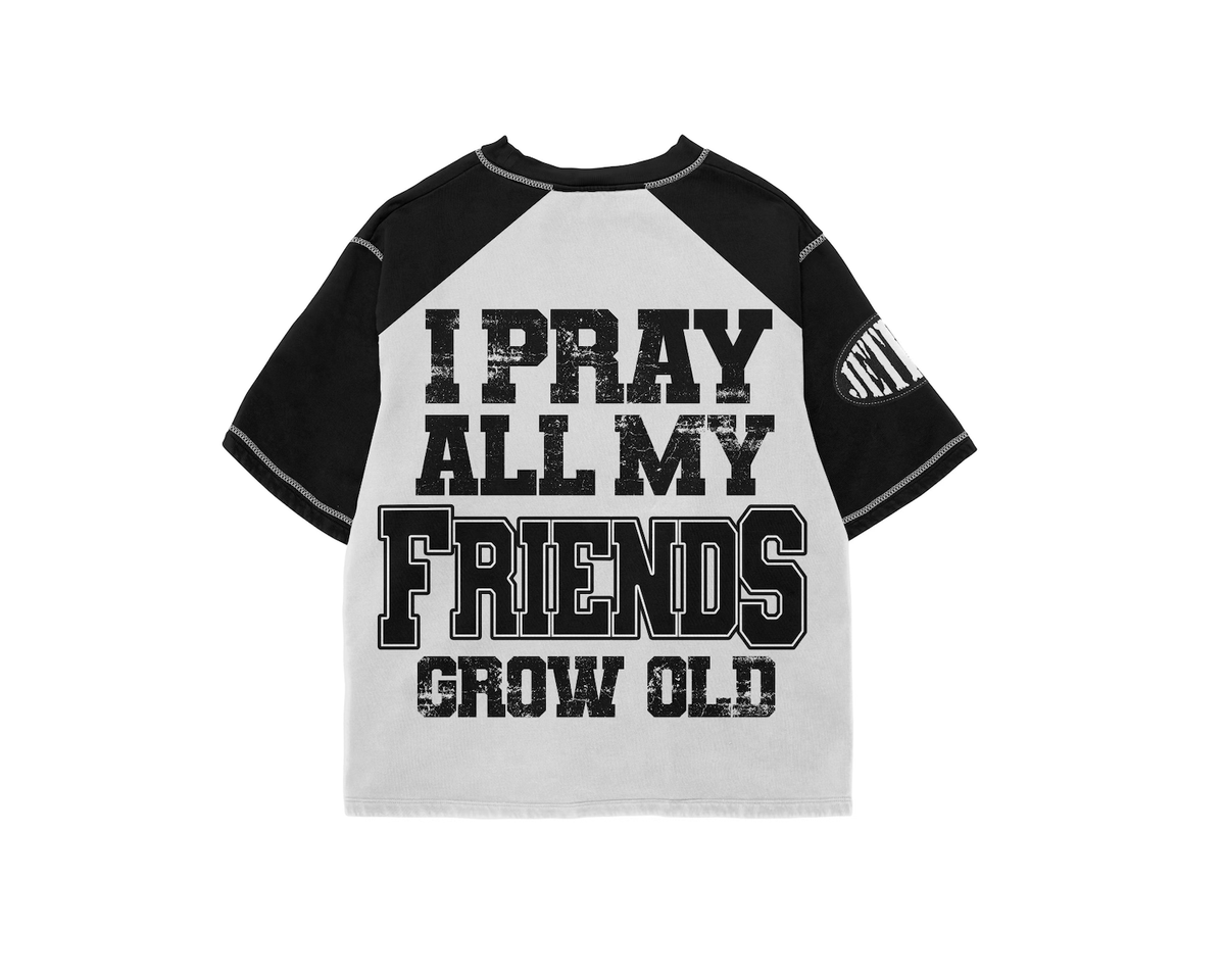 Jetlyfe "Grow Old" Tee White/Black