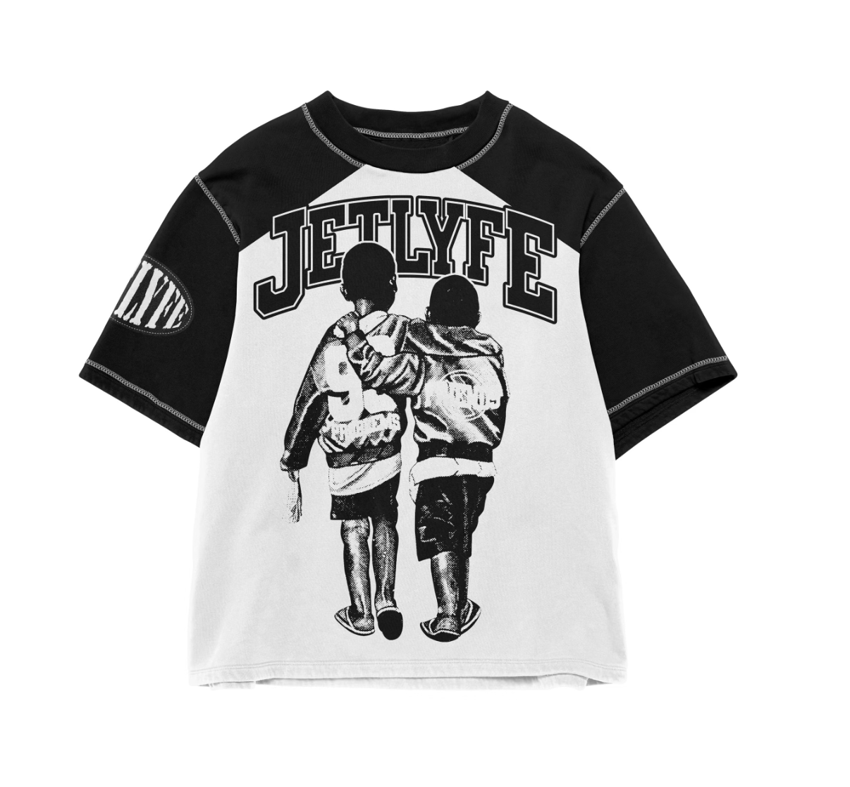 Jetlyfe "Grow Old" Tee White/Black