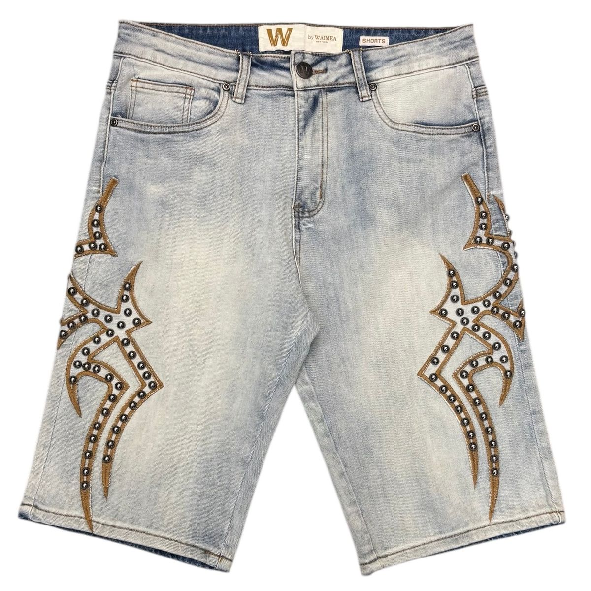 Waimea "Studded" Shorts Blue Vintage