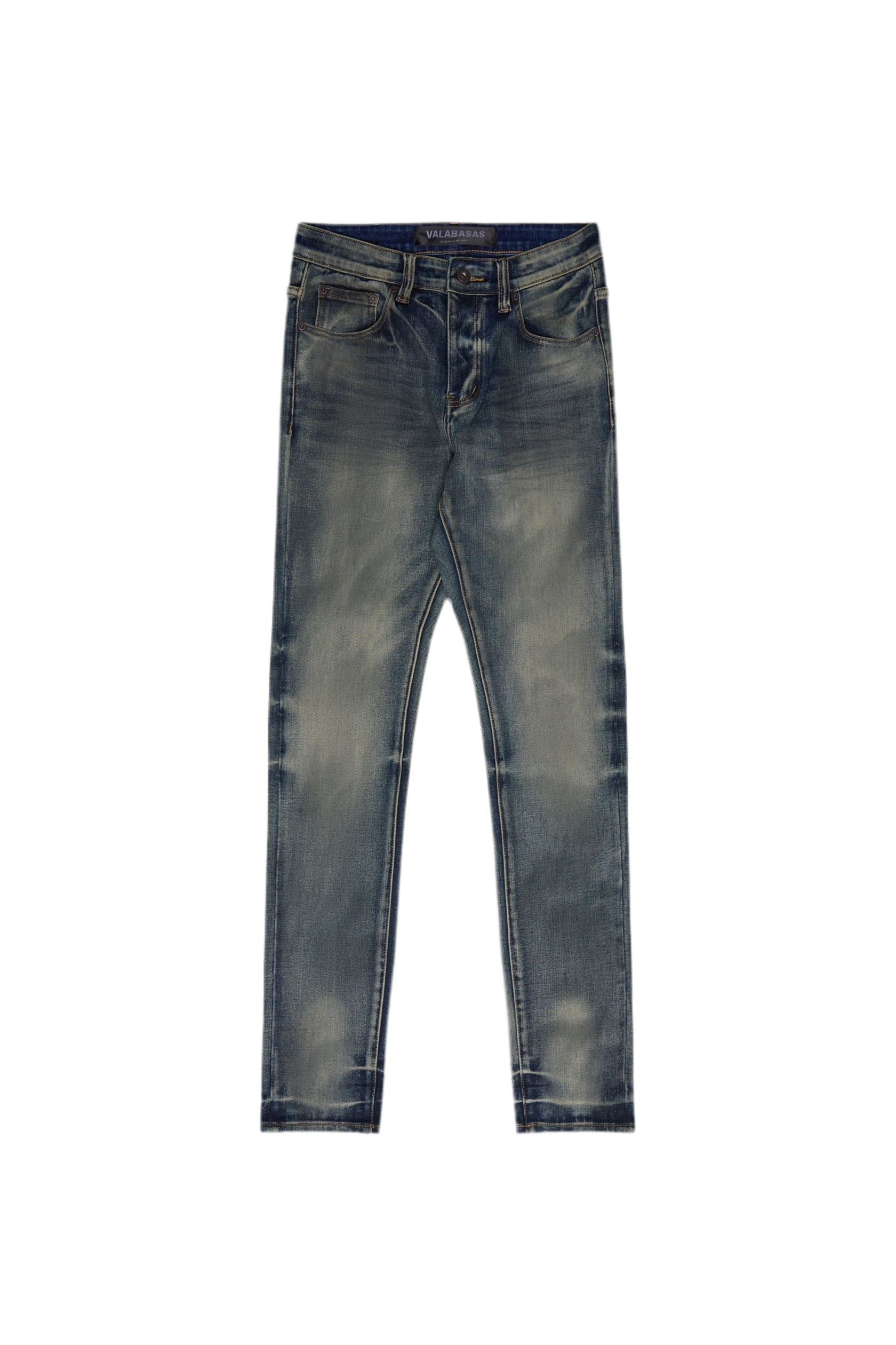 VALABASAS "MR.FLEX" SKINNY JEANS OIL WASH