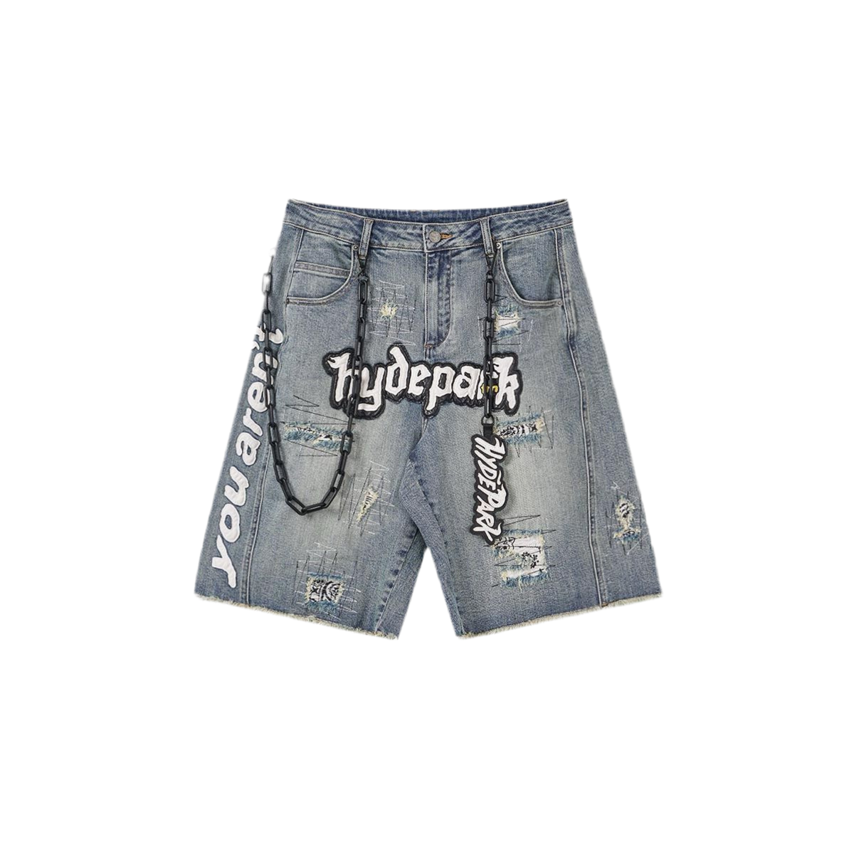 Hydepark "On The Brink" Denim Shorts Blue