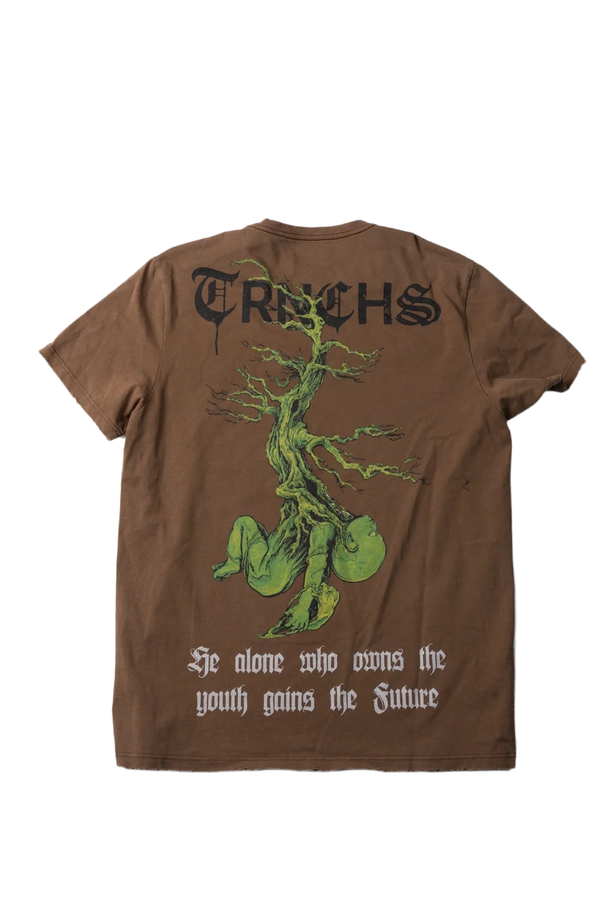 TRNCHS ”YOUTH" TEE VINTAGE MOCHA