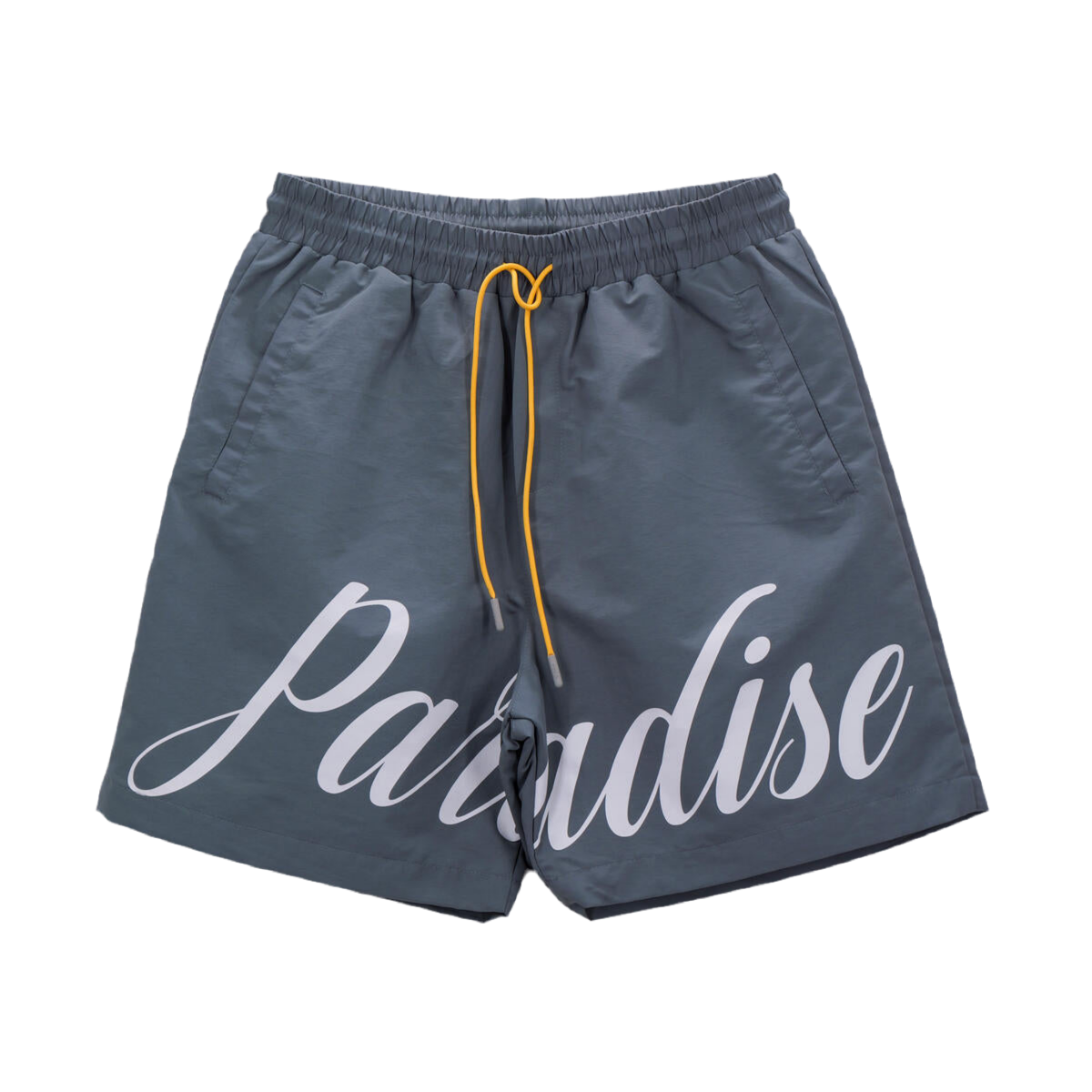 PARADISE LOST "PARADISE SCRIPT NYLON" SHORTS GREY