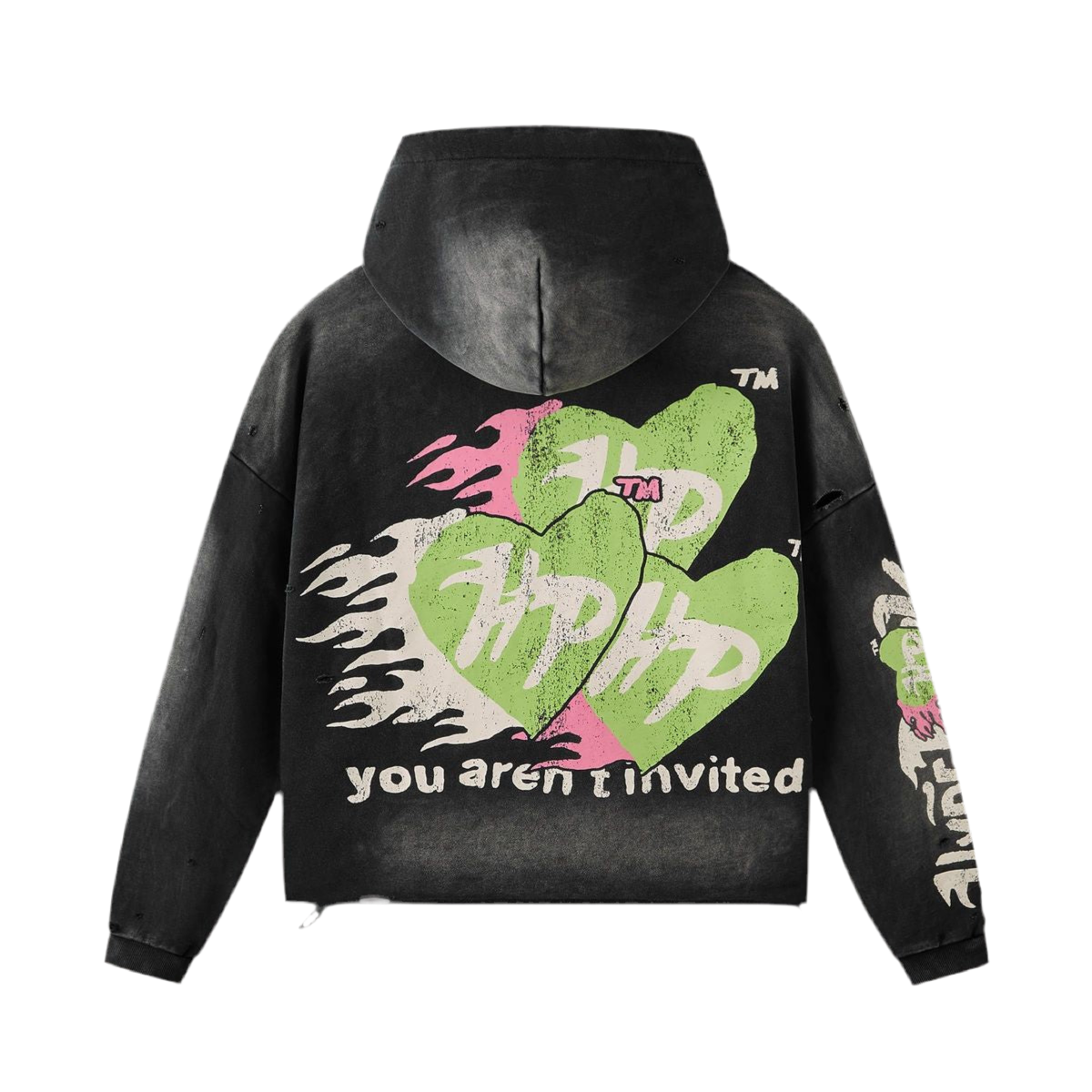 HydePark ?Easy Does It? Hoodie Black/Green