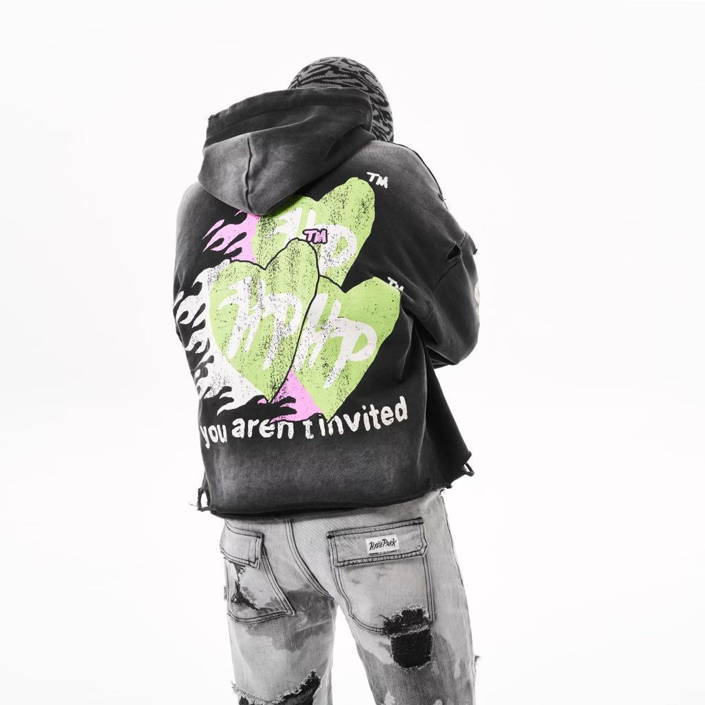 HydePark ?Easy Does It? Hoodie Black/Green