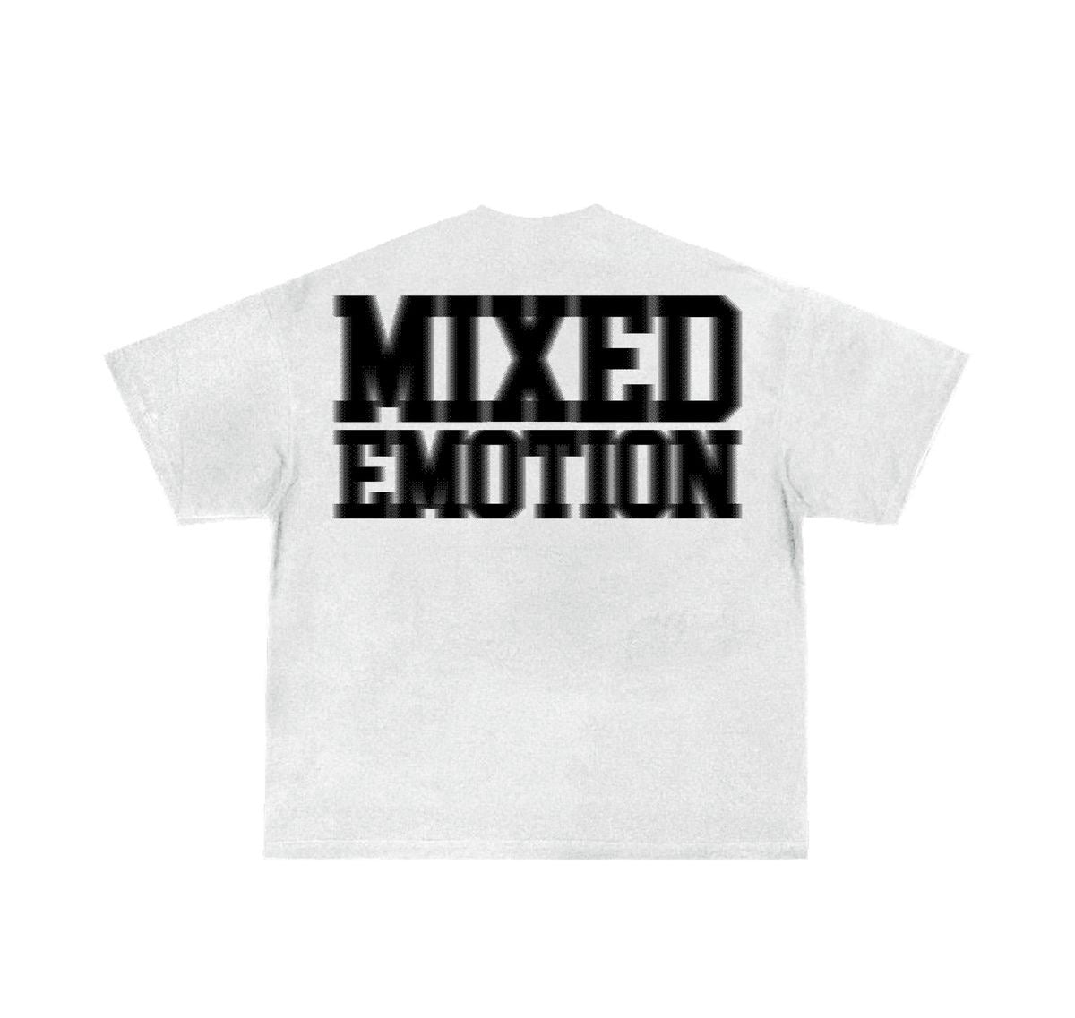 MIXED EMOTION "BLUR" TEE WHITE