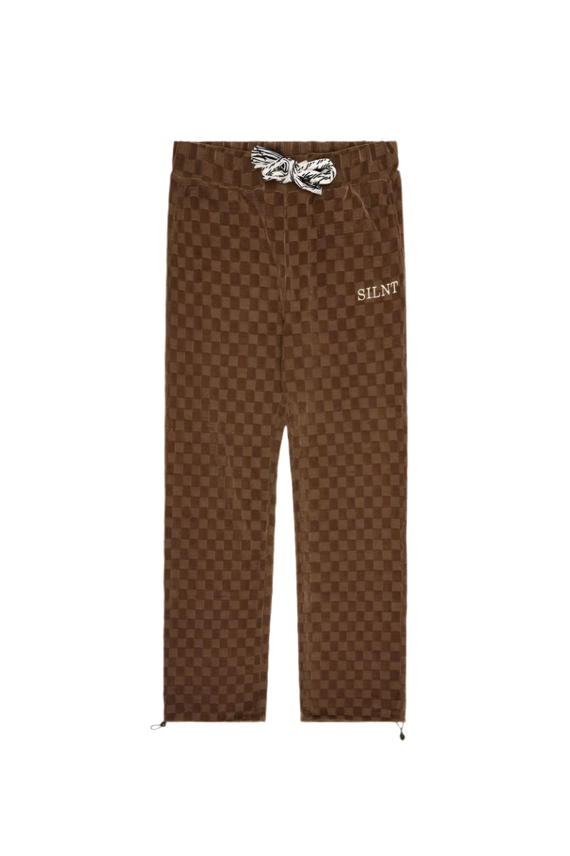 Silnt Chptrs "Checkmate" Pants Brown