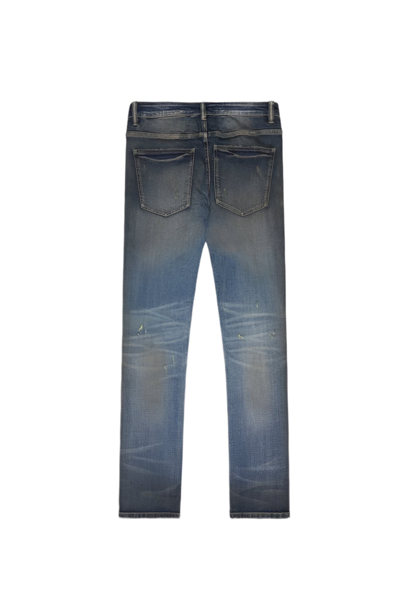 Silnt Chptrs "Expansion" 4 Way Stretch Skinny Denim Blue Washed