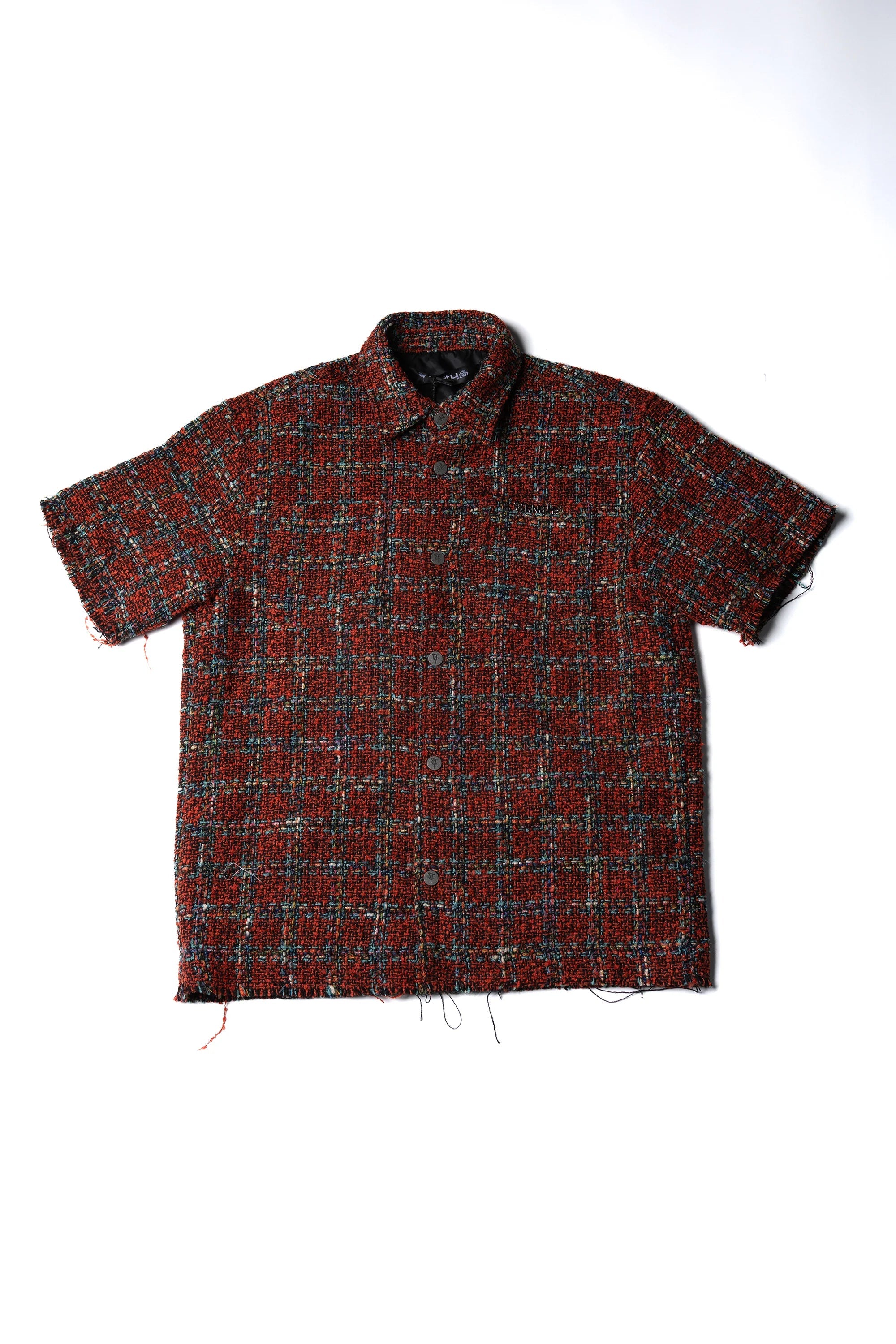 Trnchs "Tapestry" Button Up Coral