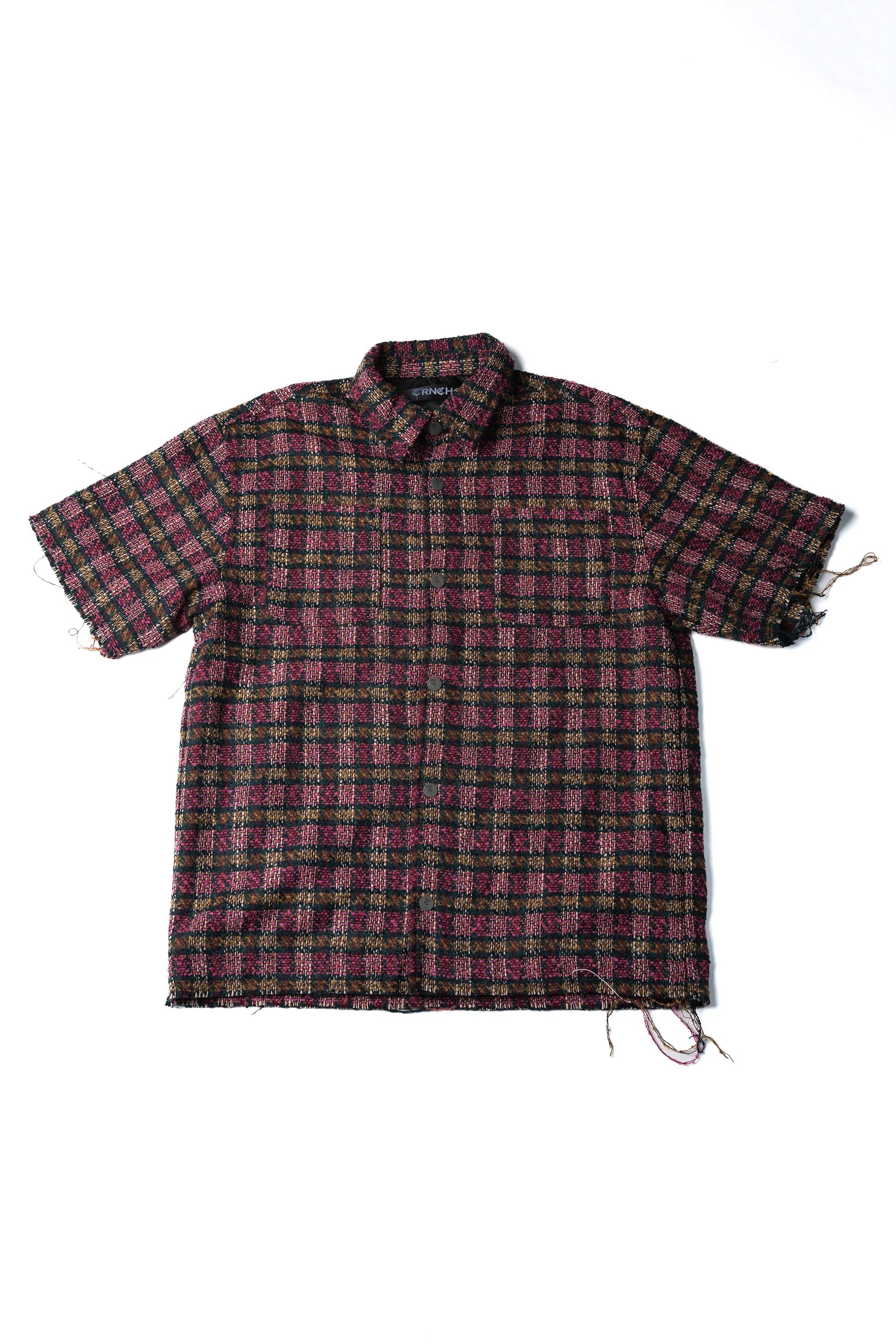 Trnchs "Tapestry" Button Up Pink
