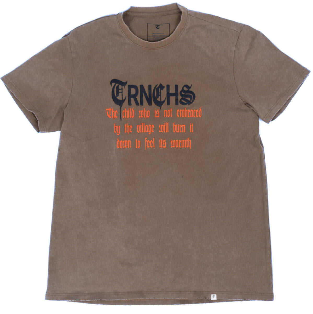 TRNCHS "WARRIOR" TEE VINTAGE MOCHA