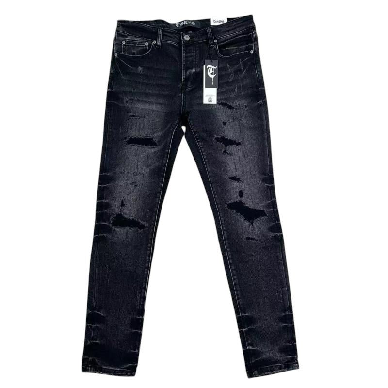 Trnchs "Sayyan" Skinny Denim Black Wash