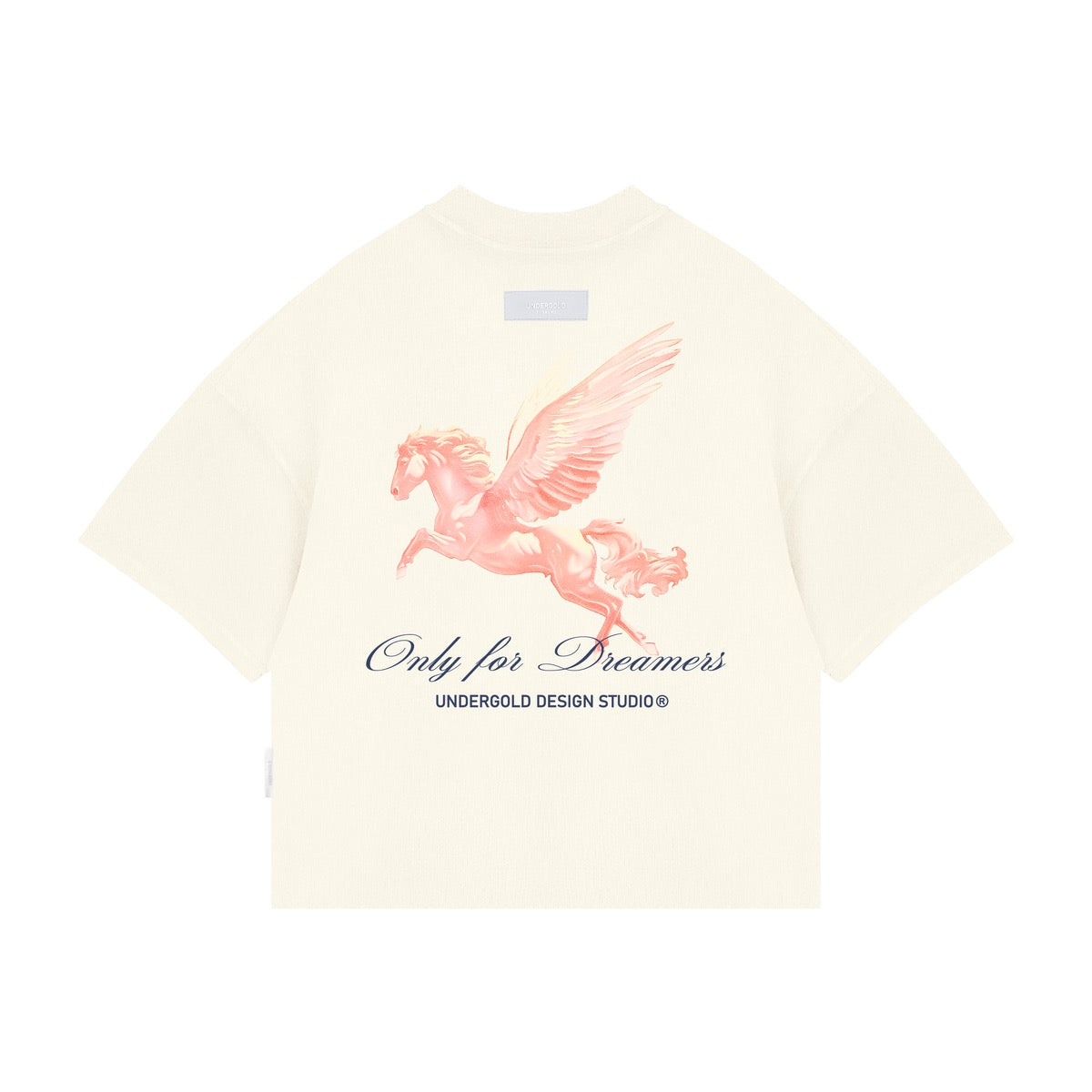 UNDERGOLD INTERNACIONAL "DREAMERS PEGASUS" BOX TEE CREAM