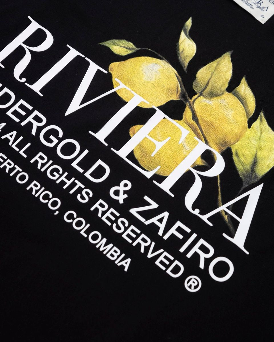 UNDERGOLD INTERNACIONAL "LEMON TREE" BOX TEE BLACK