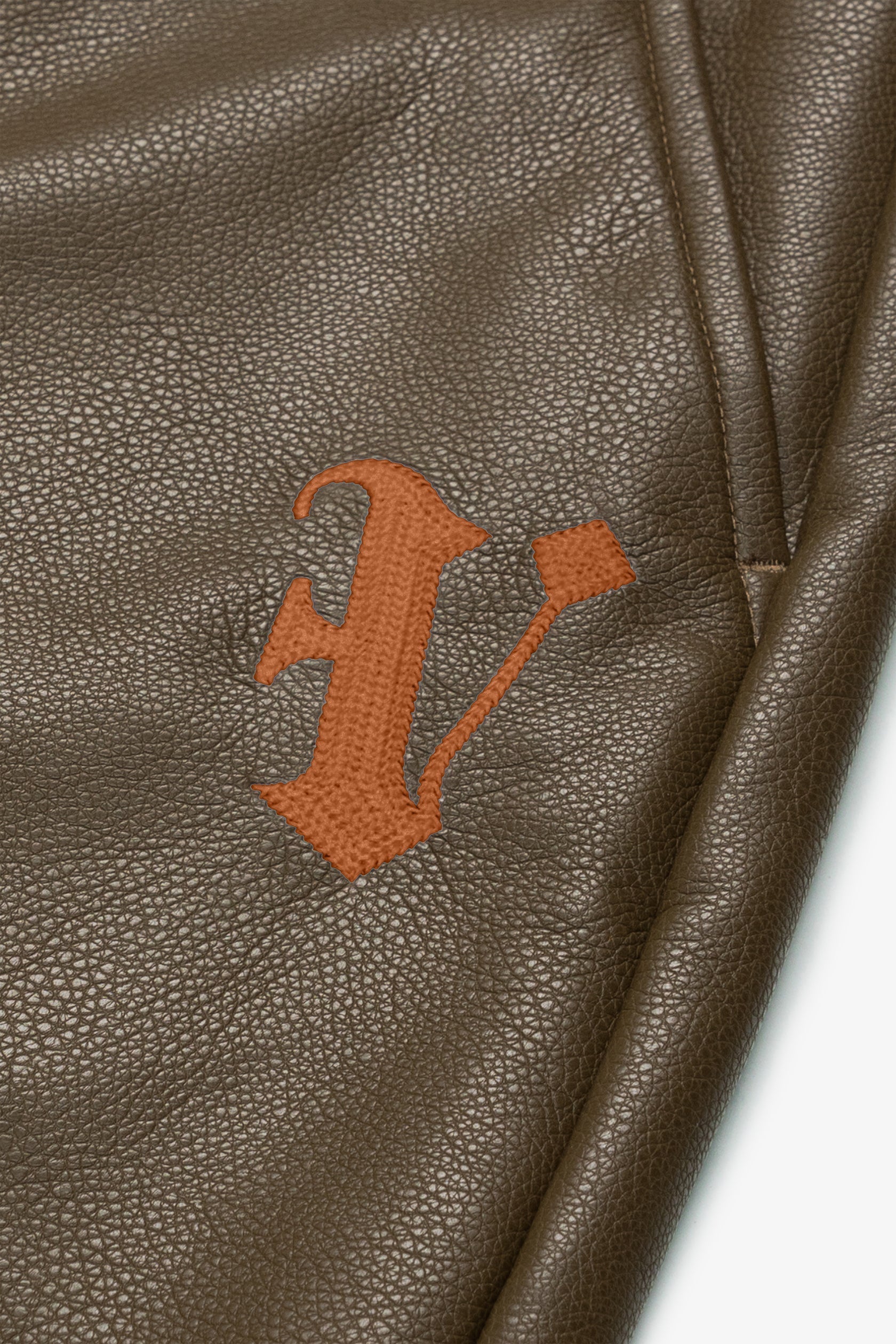 VALABASAS "CERNIERA? STACKED FLARE OLIVE MOCHA
