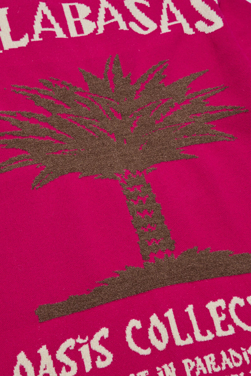 VALABASAS "LOS PALMAS" WOVEN BUTTON UP PINK
