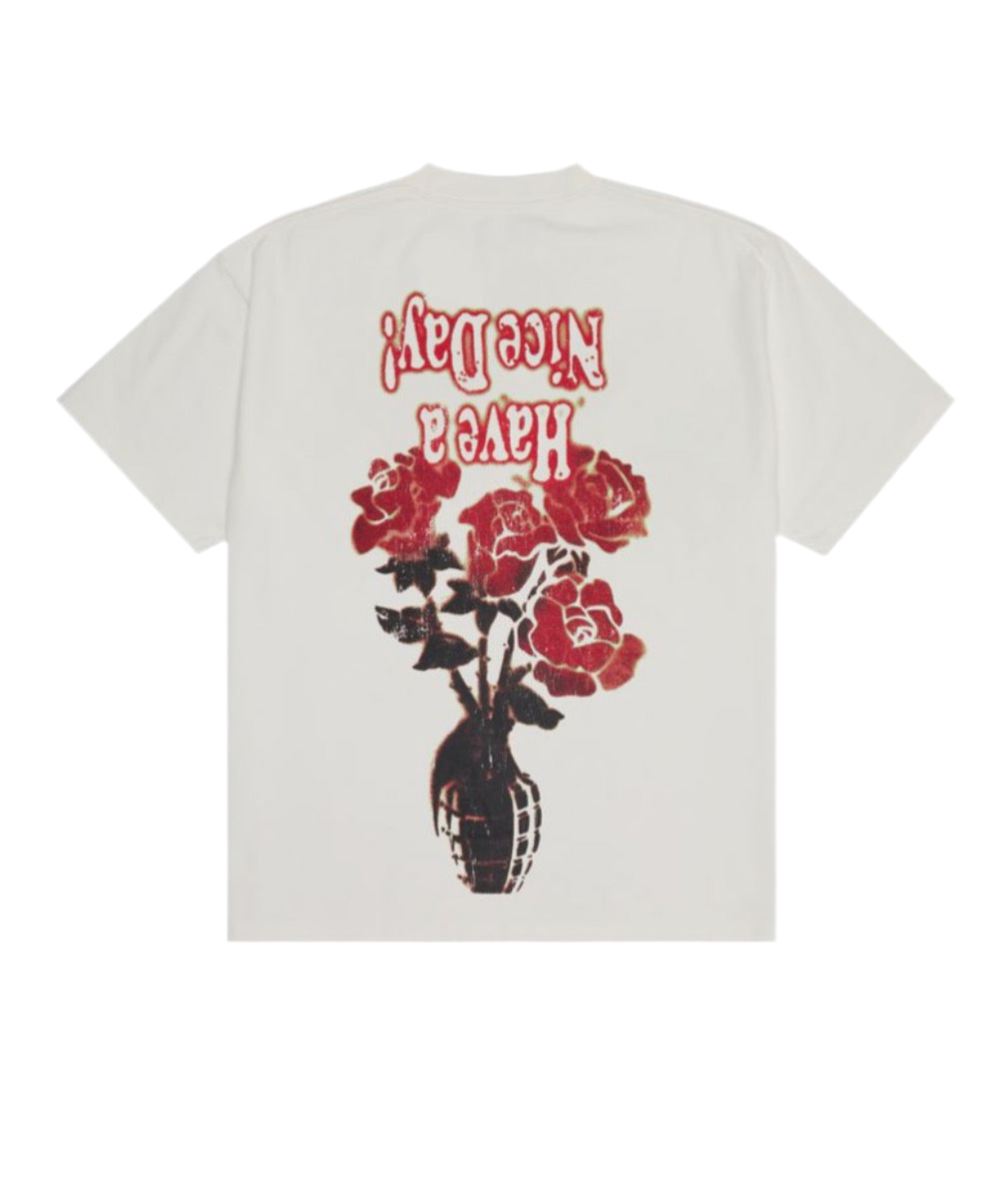 VALABASAS "LOVE BOMB" TEE VINTAGE WHITE