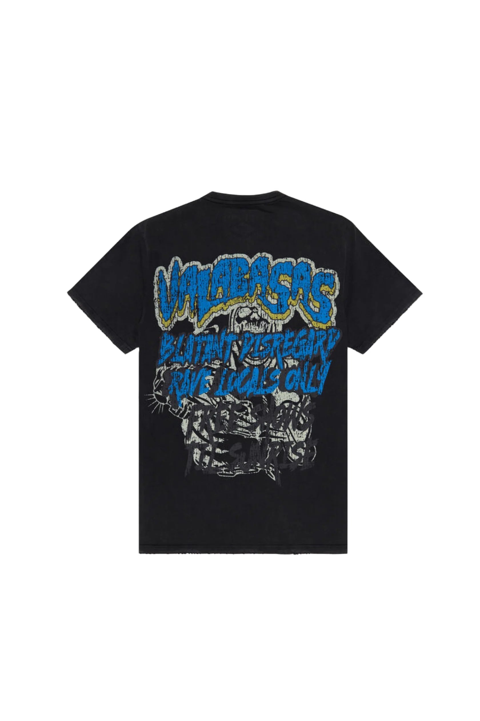 VALABASAS "PUNKED" TEE VINTAGE BLACK