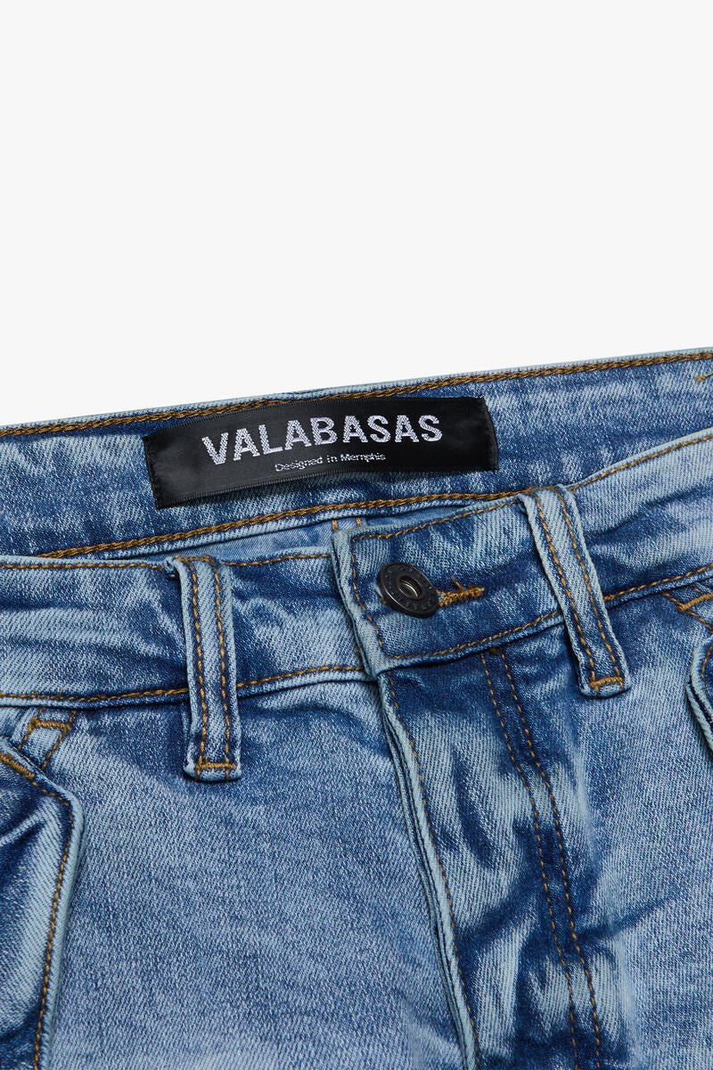 VALABASAS "SOAP" SKINNY LT.BLUE