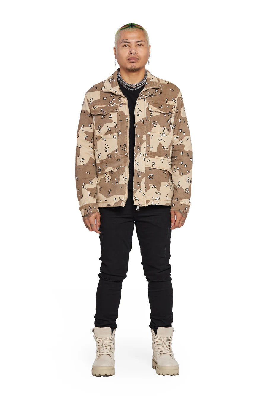 Valabasas "Camo" Jacket Khaki Camo