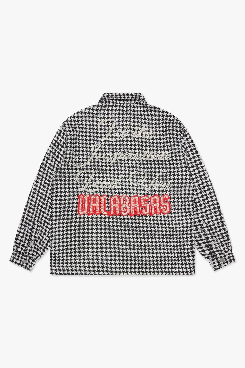 Valabasas "Checkers" Button Up Black